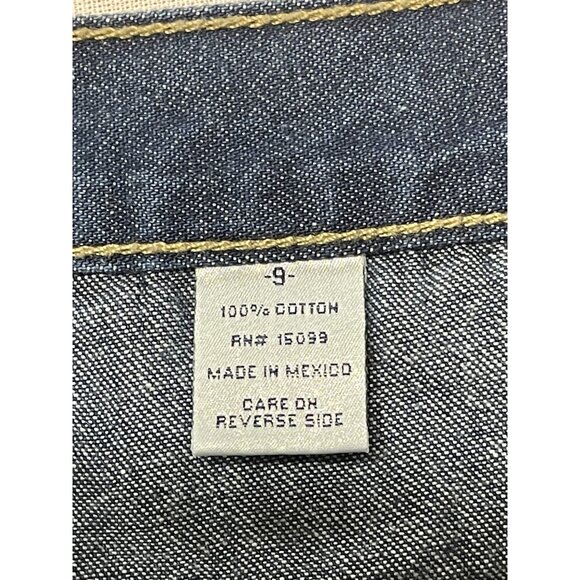 NWT.CANYON RIVER BLUE Original WOMEN 100% COTTON BLUE  JEAN SHORT  SIZE 9 - Picture 7 of 8